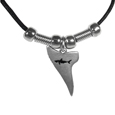 Shark Tooth Adjustable Cord Necklace